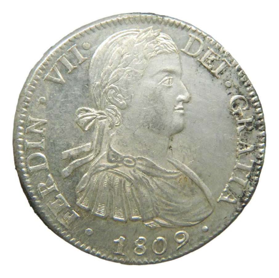 1809 TH - FERNANDO VII - 8 REALES - MEXICO - EBC+