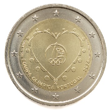 2024 - PORTUGAL - 2 EURO - EQUIPO OLIMPICO
