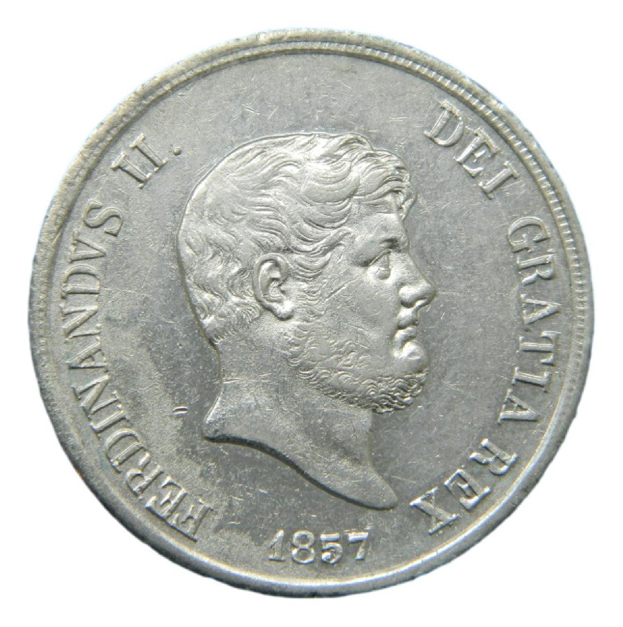 1857 - ITALIA - 120 GRANA - NAPOLES - EBC - S10/490