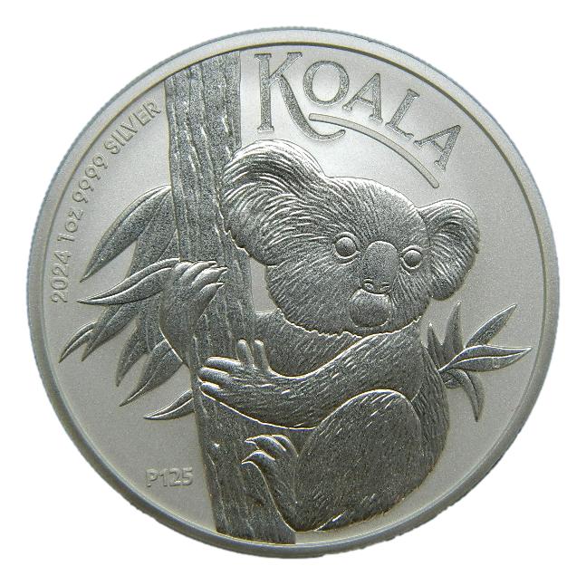 2024 - AUSTRALIA - 1 ONZA PLATA - KOALA - 1 DOLLAR