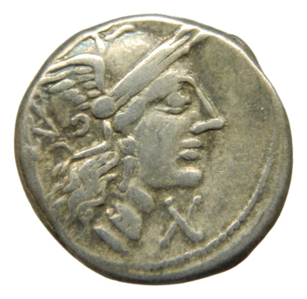 DENARIO REPUBLICANO - PAPIRIA - 122 aC
