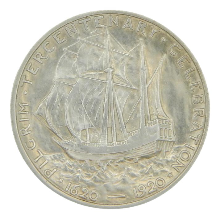1920 D - USA - 1/2 DOLAR - PEREGRINO - PLATA