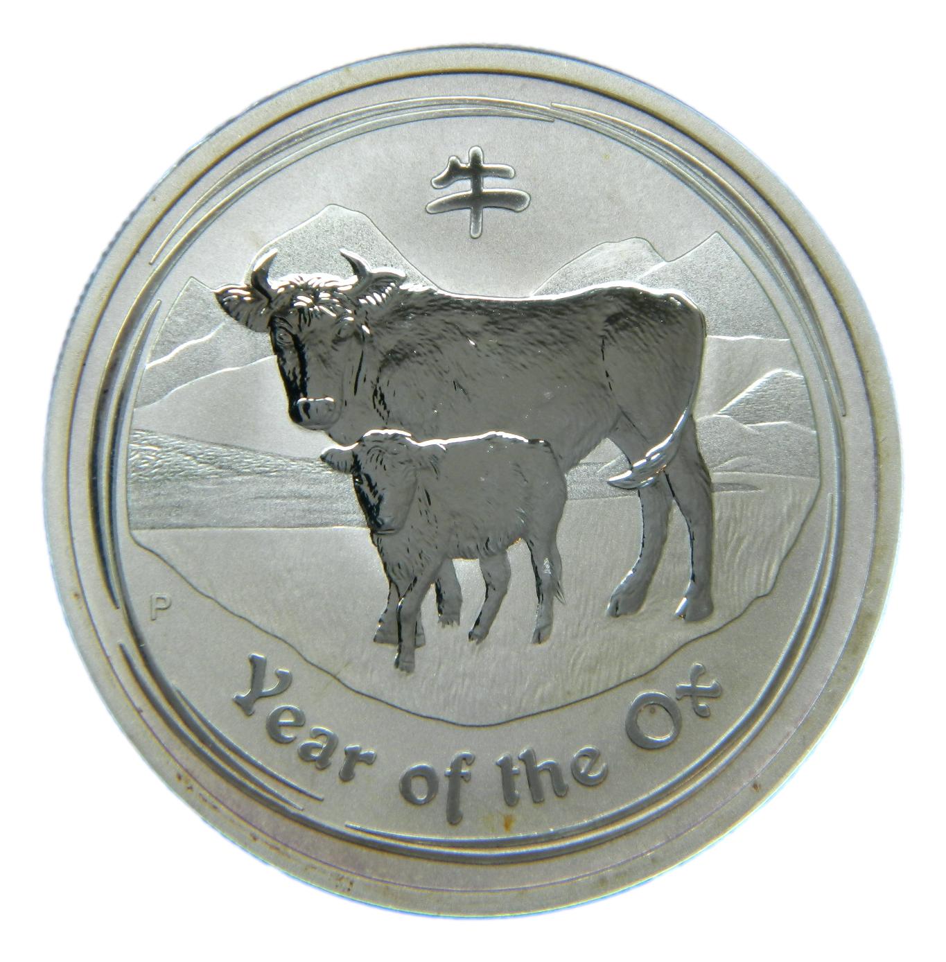 2009 - AUSTRALIA - 1/2 OZ 999 - 50 CENTS - BUEY