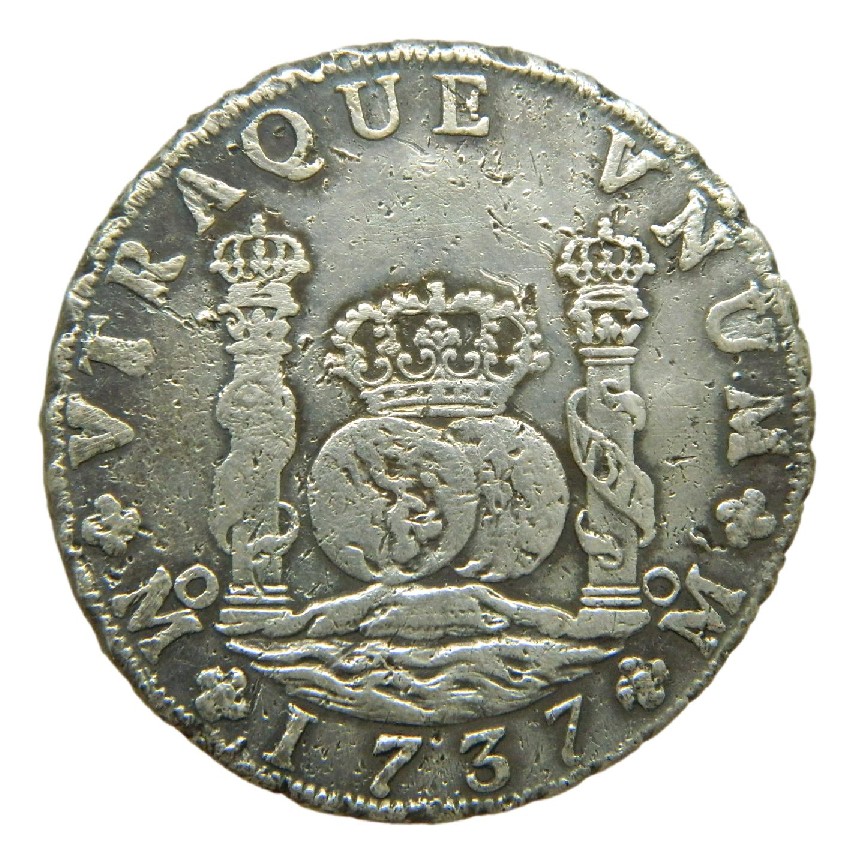 1737 MF - FELIPE V - 8  REALES - MEXICO - MBC-