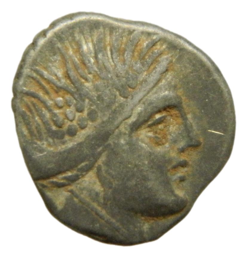 TETROBOL - GRECIA - 340-330 aC - NINFA HISTIAIA - PERIODO HELENISTICO