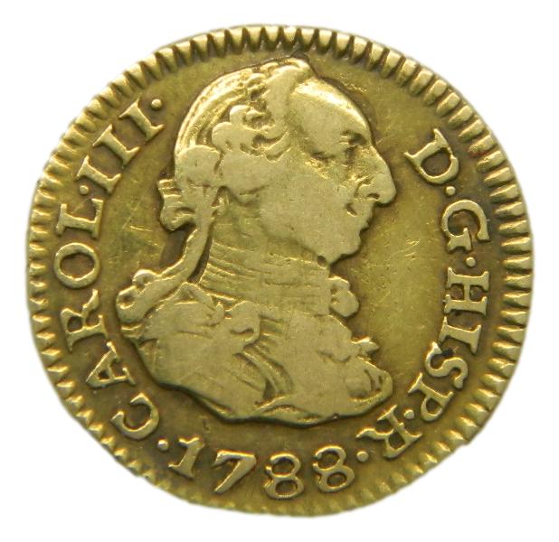 1788 C - CARLOS III - 1/2 ESCUDO - SEVILLA