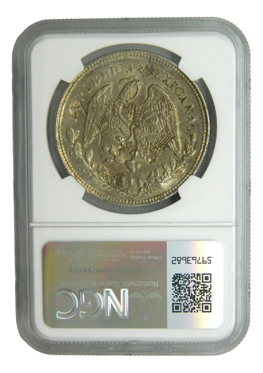 1902 FZ - MEXICO - PESO - ZACATECAS - RESELLOS - NGC