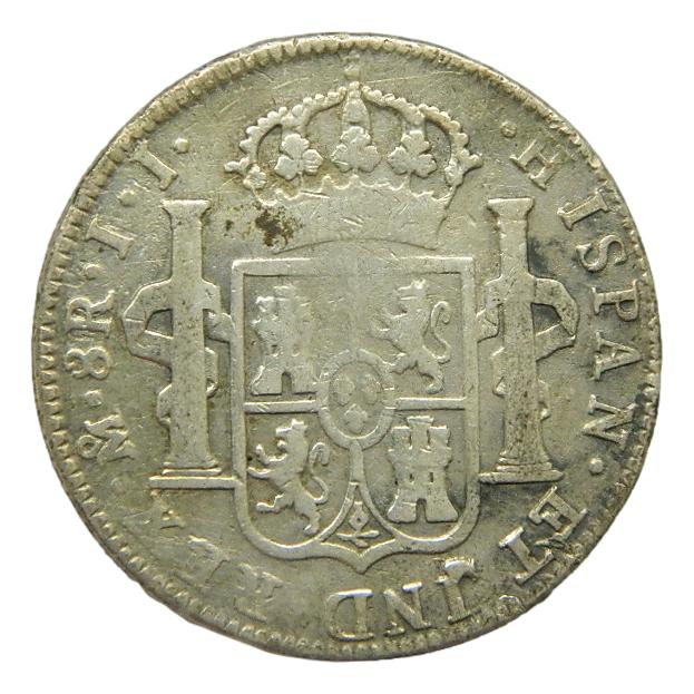 1818 JJ - FERNANDO VII - 8 REALES - MEXICO