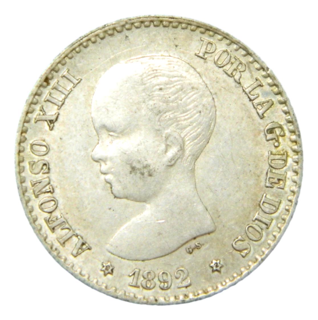 1892 *9-2 - ALFONSO XIII - 50 CENTIMOS - PGM