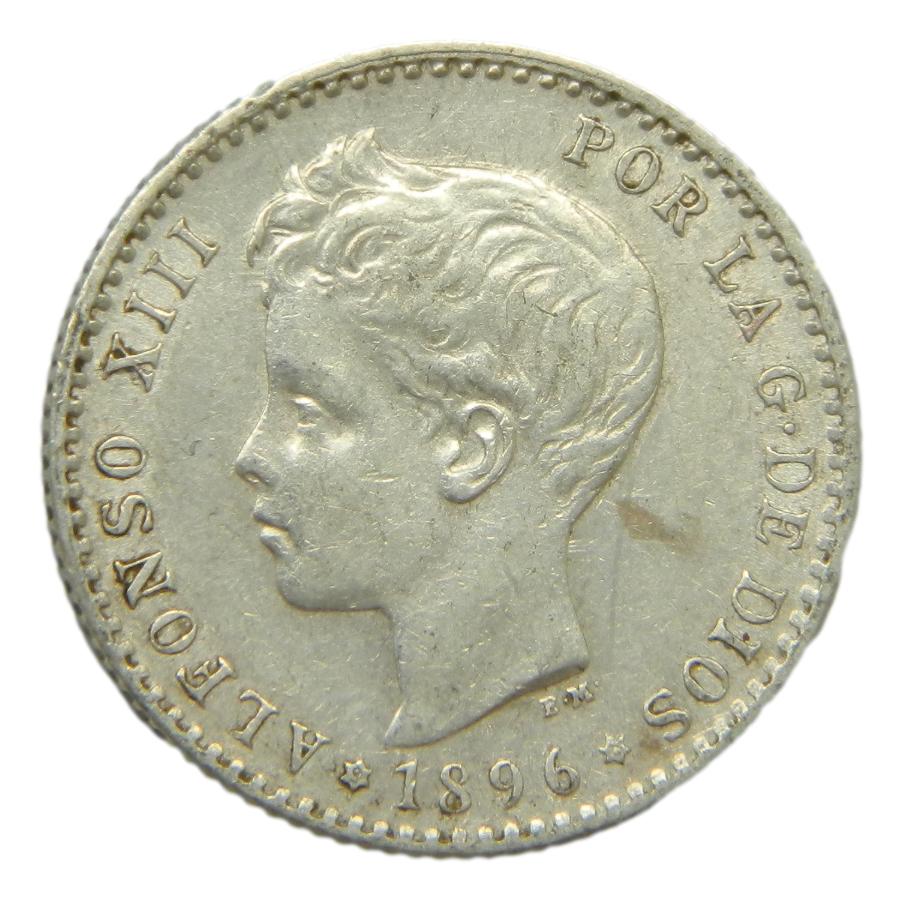 1896 *9-6 - ALFONSO XIII - 50 CENTIMOS - PGV - MBC