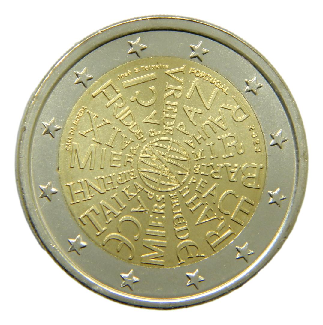 2023 - PORTUGAL - 2 EURO - PAZ ENTRE NACIONES