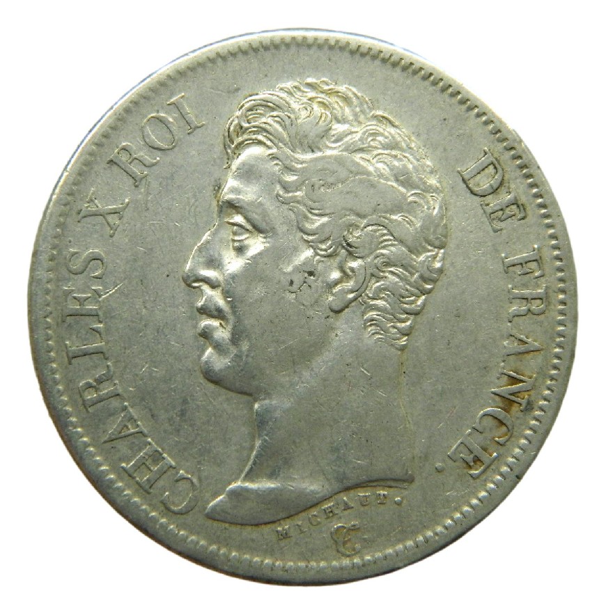 1825 A - FRANCIA - 5 FRANCS - PARIS - MBC