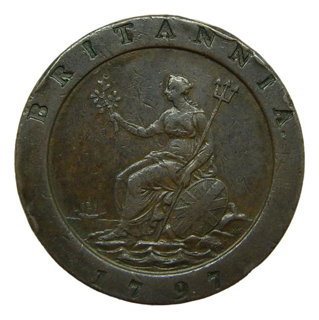 1797 - GRAN BRETAÑA - 2 PENCE - GEORGIUS III