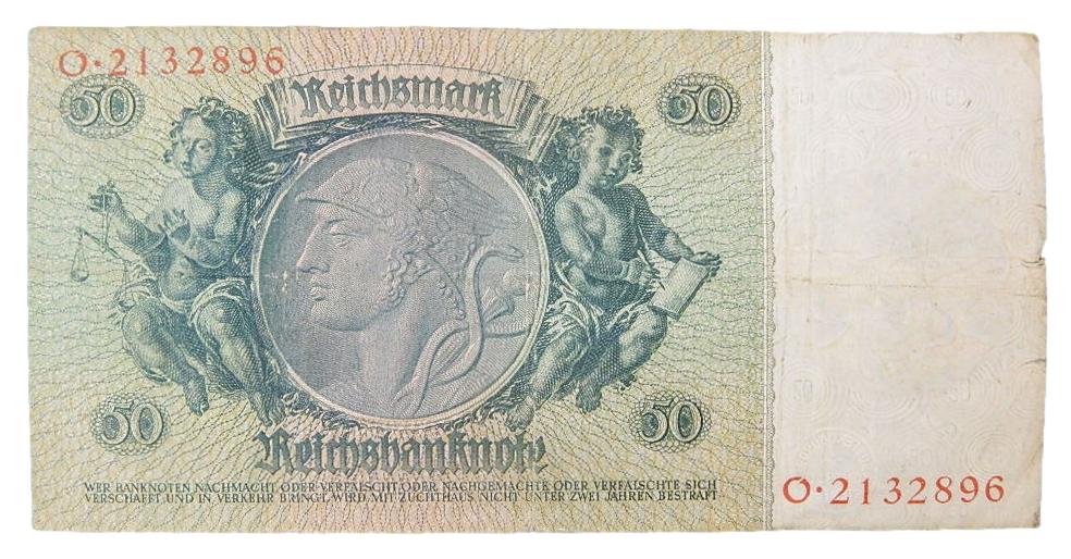 1933 - ALEMANIA - 50  MARCOS - REICHSMARK - DAVID HANSEMANN