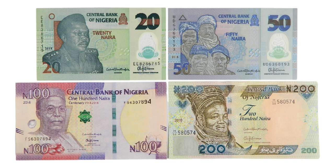 2014- 2018 - NIGERIA - SERIE 4 BILLETES - NAIRAS
