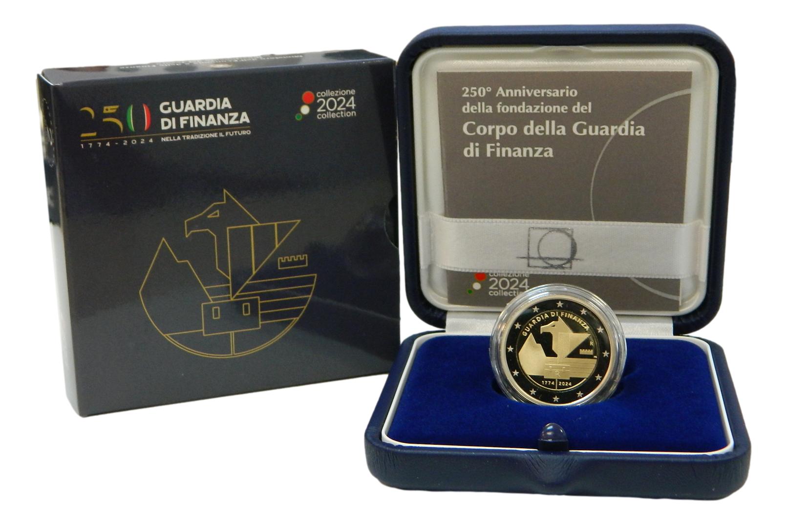 2024 - ITALIA - 2 EURO - GUARDIA DI FINANZA - PROOF