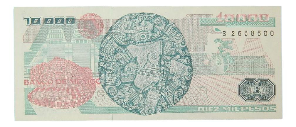 1989 - MEXICO - BILLETE - 10000 PESOS - PICK 90 C - CARDENAS - SC