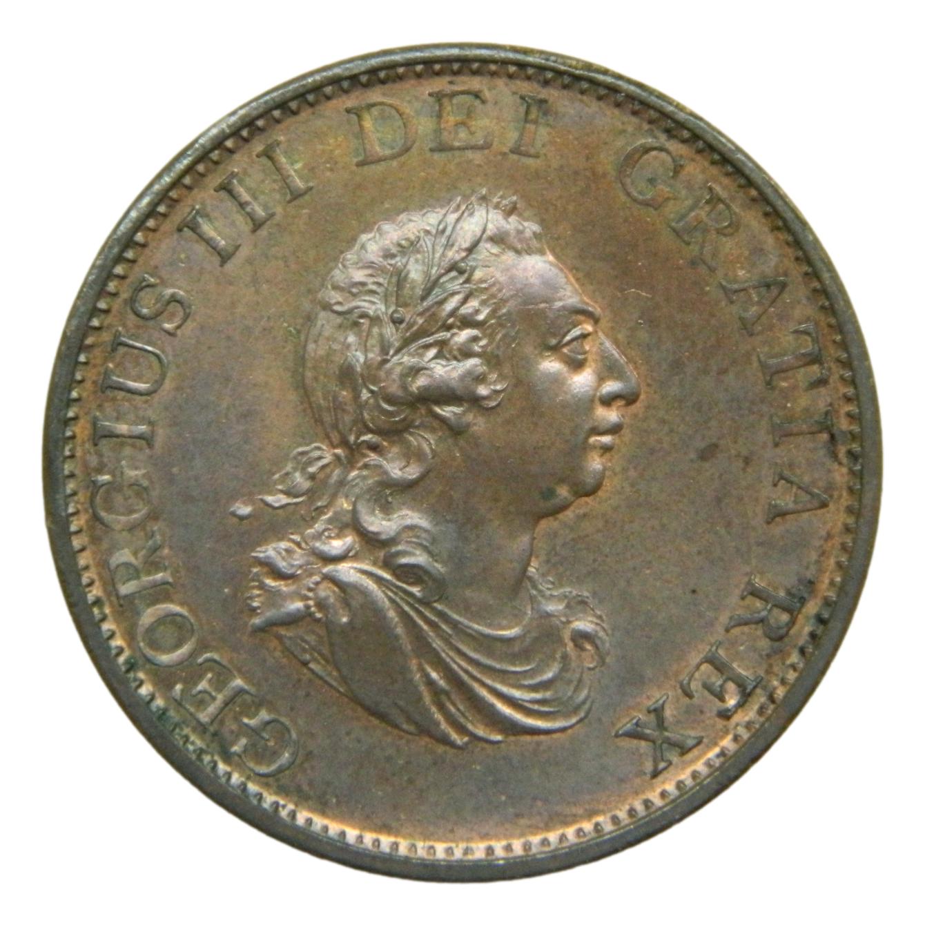 1799 - GRAN BRETAÑA - 1/2 PENNY - SOHO - S9/646