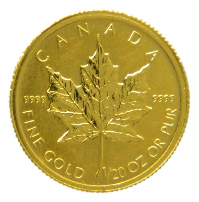2005 - CANADA - 1/20 OZ ORO - 1 DOLAR - MAPLE