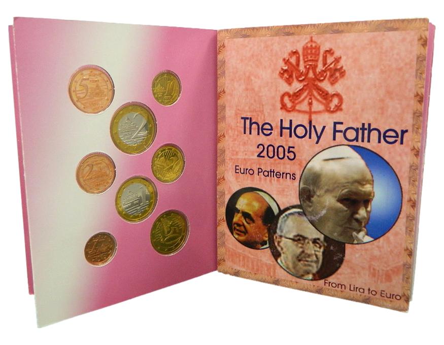 2005 - EURO PRUEBA - DE LIRAS A EUROS - THE HOLY FATHER