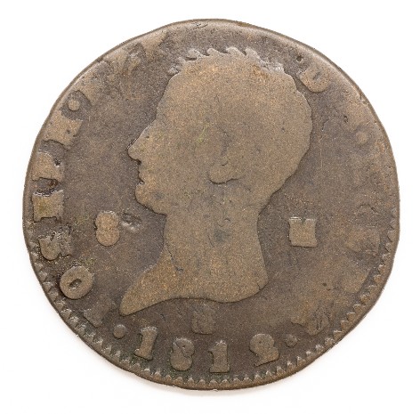1812 - JOSE NAPOLEON - 8 MARAVEDIS - SEGOVIA - BC - S12/100