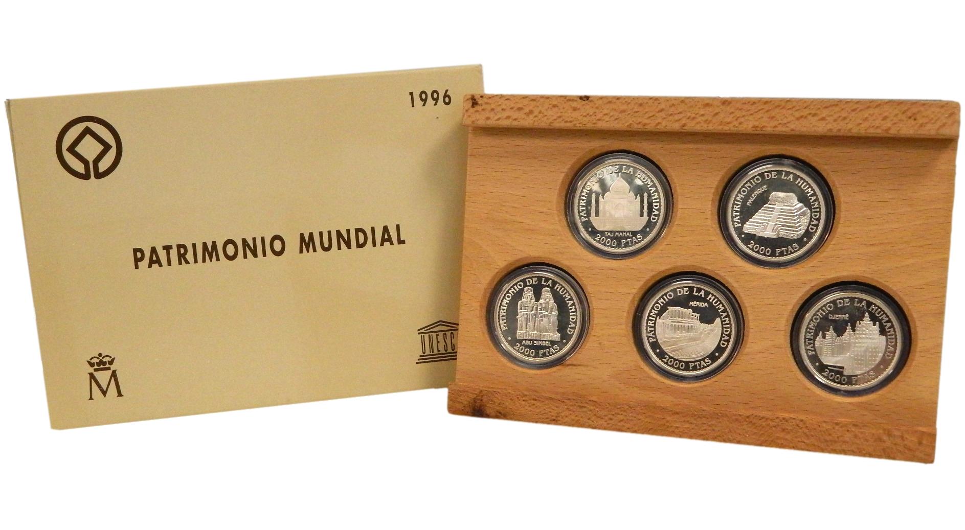 1996 - ESPAÑA - COLECCION COMPLETA - PATRIMONIO DE LA HUMANIDAD