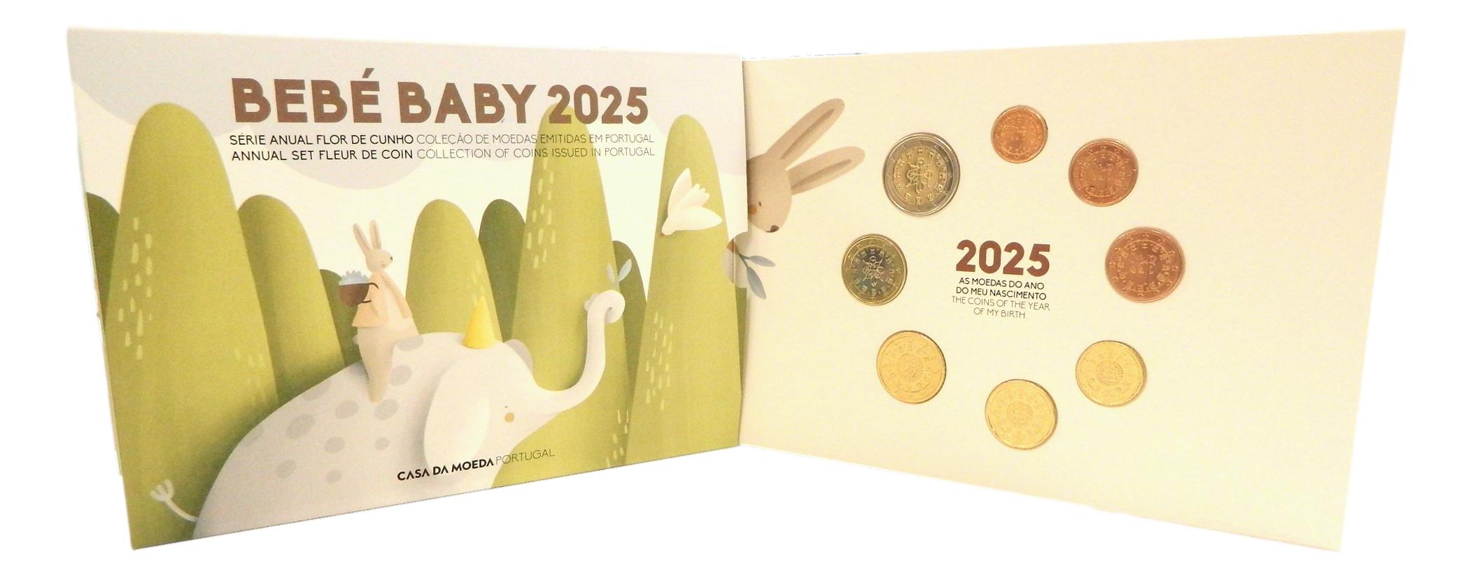 2025 - PORTUGAL - CARTERA EUROS - BEBE - BABY