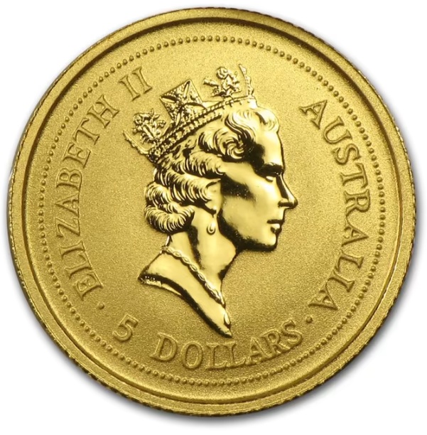 1998 - AUSTRALIA - NUGGET - 1/20 OZ ORO 999 - 5 DOLLARS