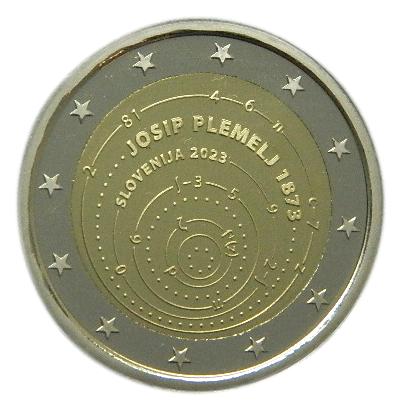 2023 - ESLOVENIA - 2 EURO - JOSIP PLEMELJ - PROOF