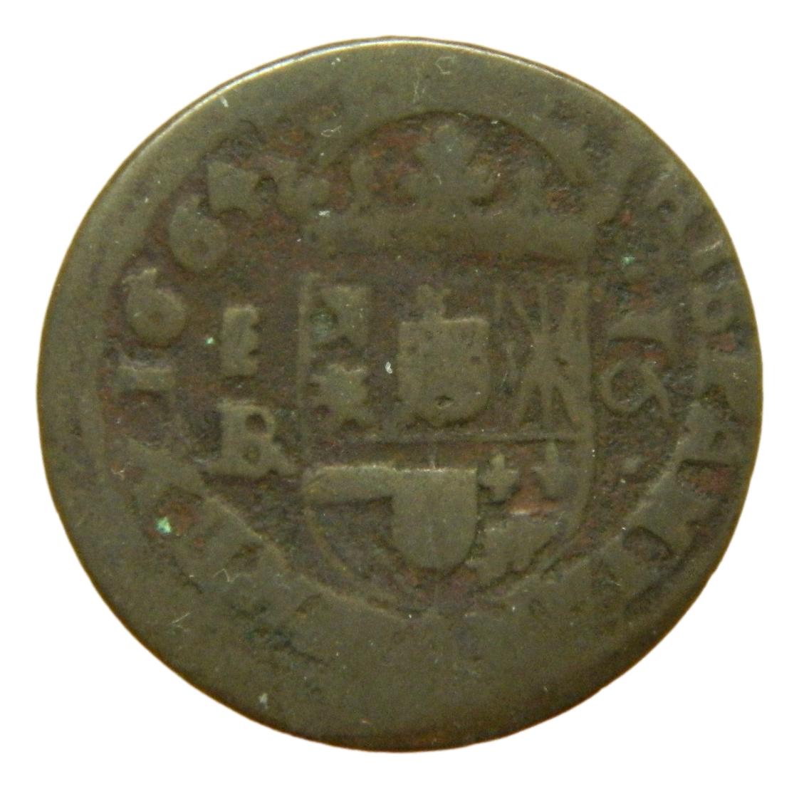 1664 - FELIPE IV - 16 MARAVEDIS - SEGOVIA - BC