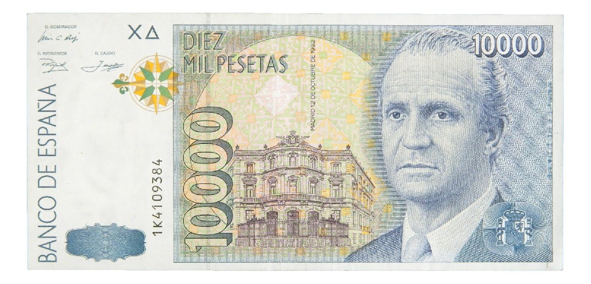 1992 - ESPAÑA - BILLETE - 10000 PESETAS - JUAN CARLOS I - BC