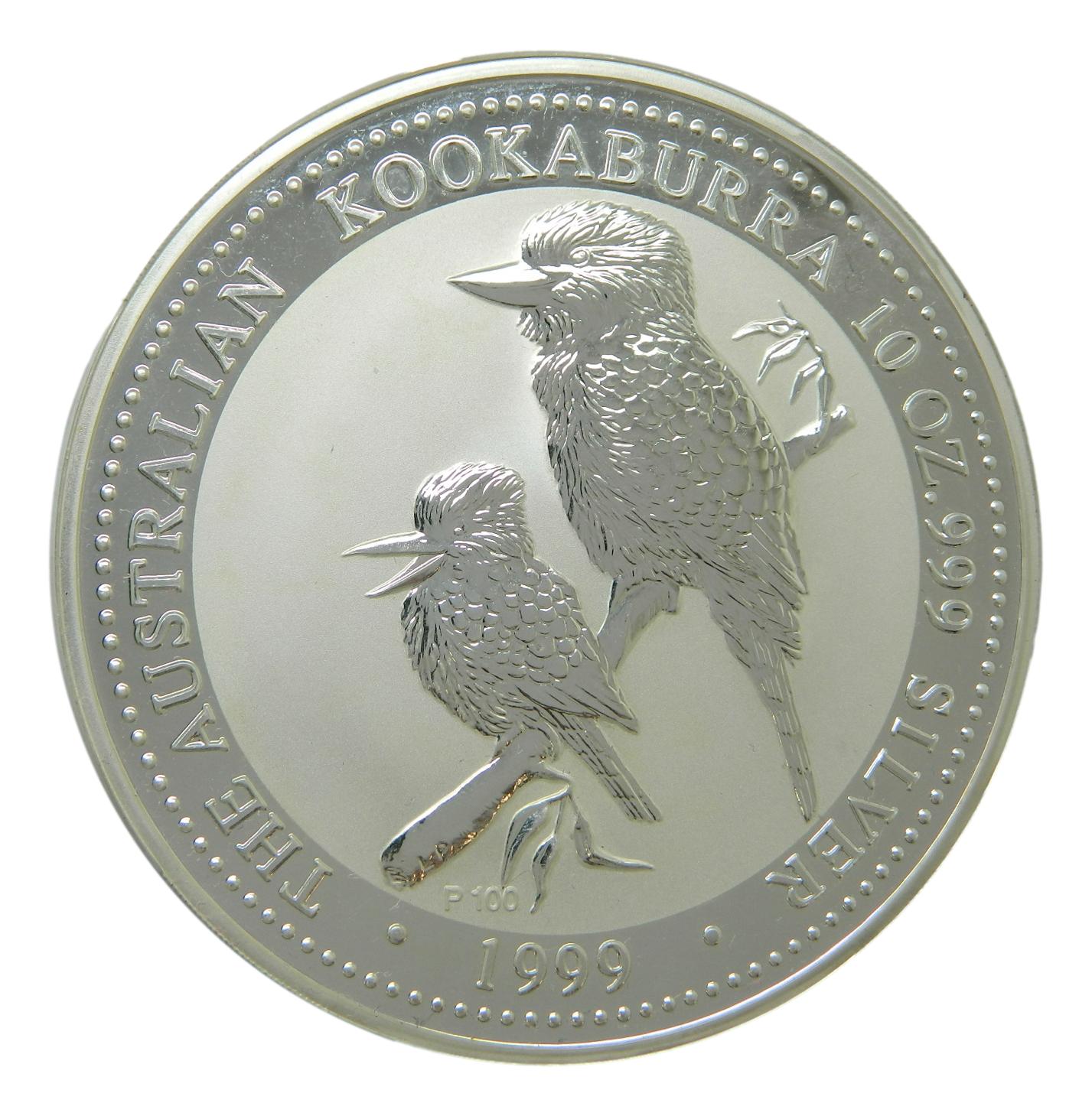 1999 - AUSTRALIA - 10 ONZAS PLATA - KOOKABURRA