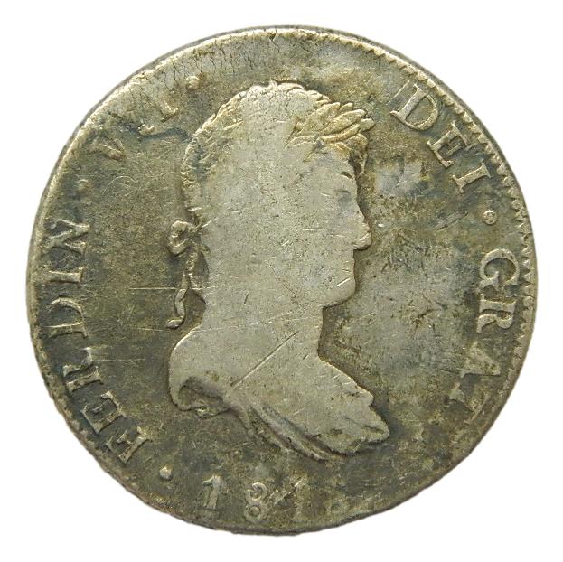 1818 JJ - FERNANDO VII - 8 REALES - MEXICO