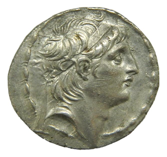 TETRADRACMA -  Antíoco VII, Euergetes (138-129 aC)