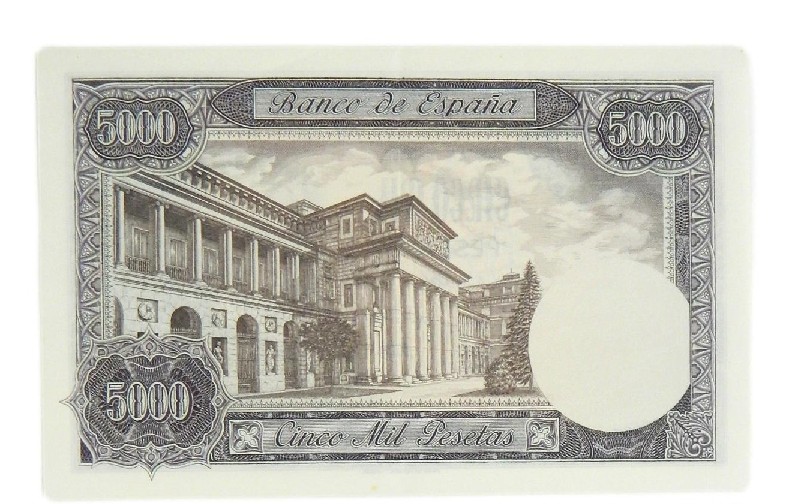 1976 - ESPAÑA - BILLETE - 5000 PESETAS - EBC