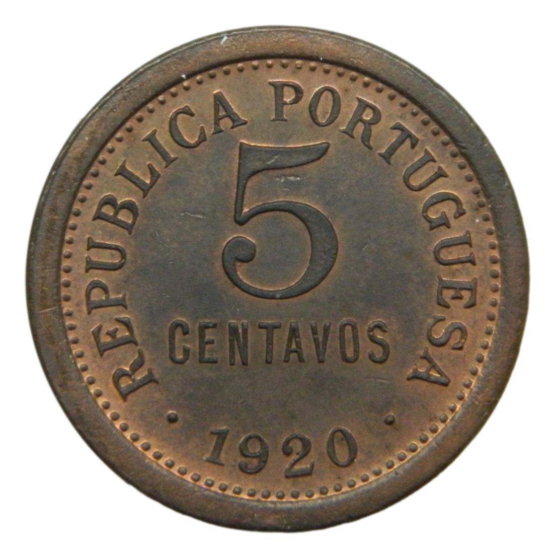 1920 - PORTUGAL - 5 CENTAVOS - S9/799