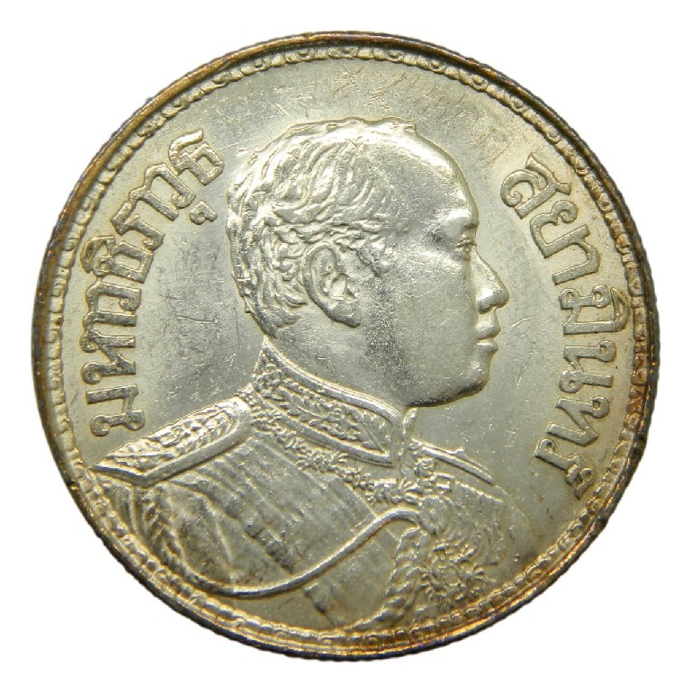 1915 - TAILANDIA - 1 BATH - RAMA IV - PLATA - SC-