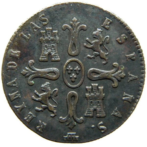 1841 - ISABEL II - 8 MARAVEDIS - SEGOVIA - MBC - S13/745