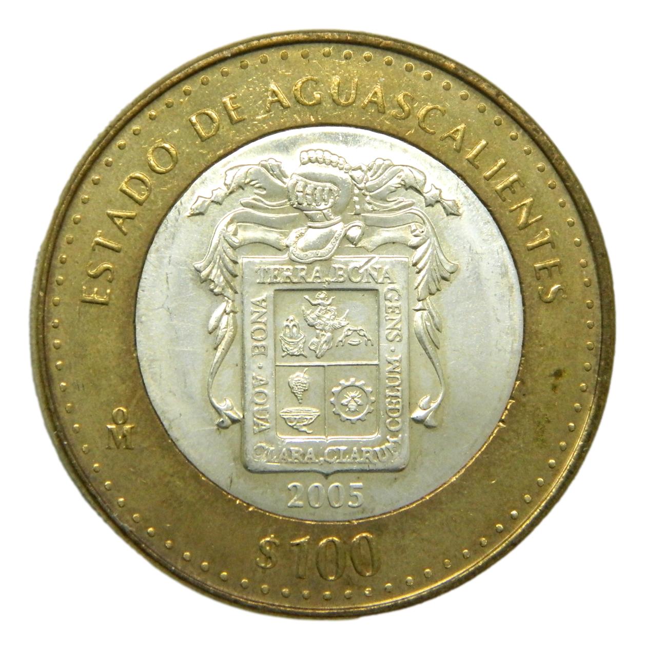 2005 - MEXICO - 100 PESOS - AGUASCALIENTES