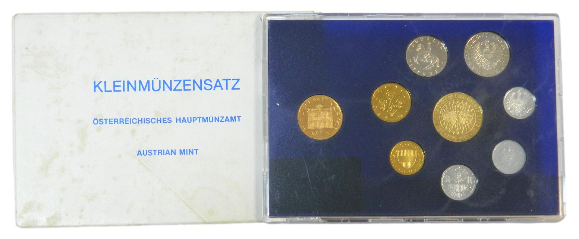 1985 - AUSTRIA - SET 8 MONEDAS - SCHILLING