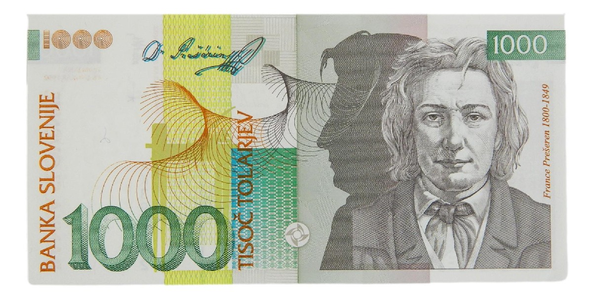 1992 - ESLOVENIA - 1000 TOLARJEV - PICK 17 a - 
