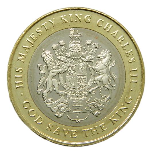 2023 - GIBRALTAR - 2 LIBRAS - CHARLES III - 2 POUNDS