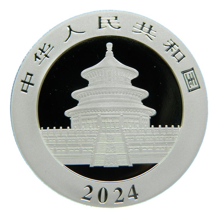 2024 - CHINA - 10 YUAN - ONZA PLATA  - PANDA