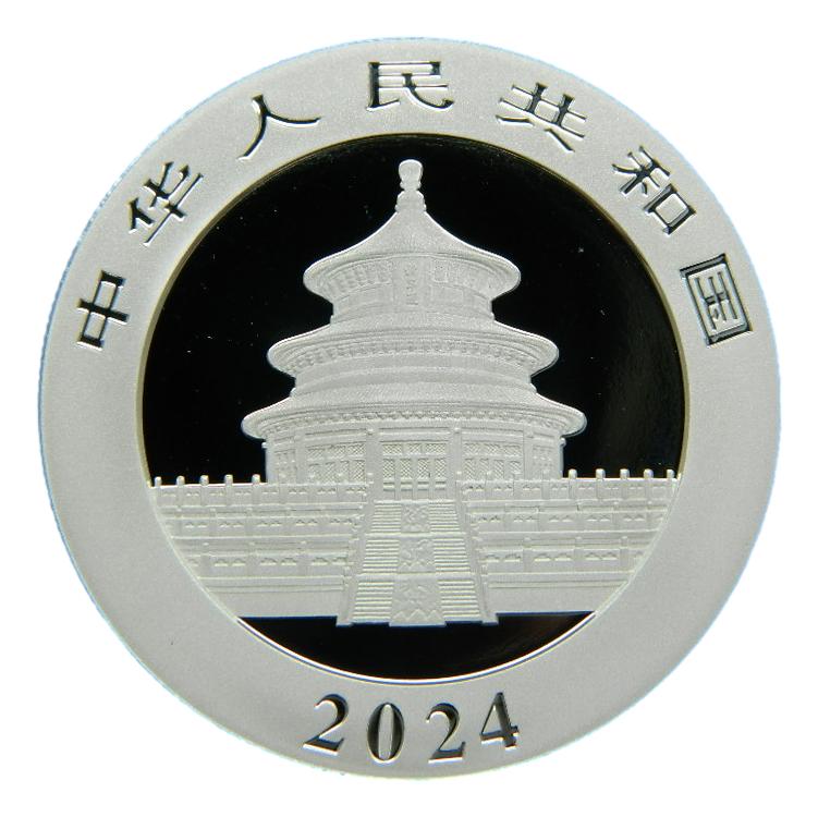 2024 - CHINA - 10 YUAN - ONZA PLATA - PANDA
