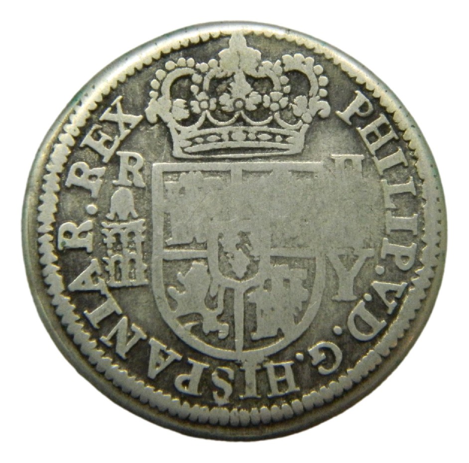 1708 - FELIPE V - 2 REALES - SEGOVIA - BC+