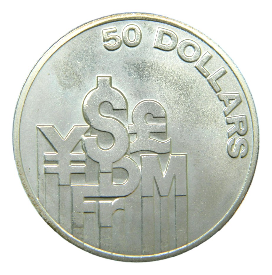 1980 - SINGAPUR - 50 DOLLARS - CENTRO FINANCIERO INTERNACIONAL