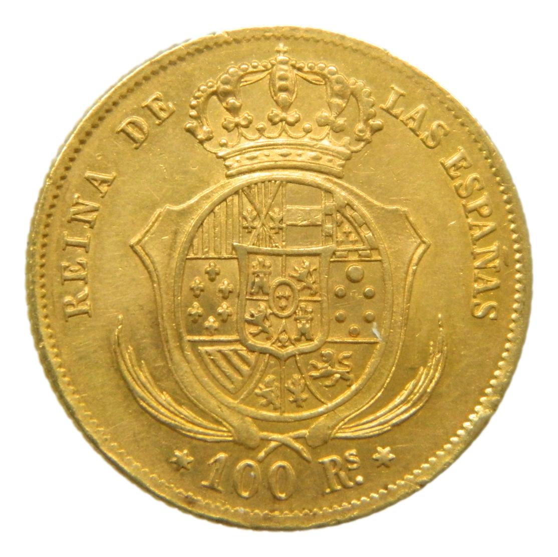 1861 - ISABEL II - 100 REALES - MADRID - EBC