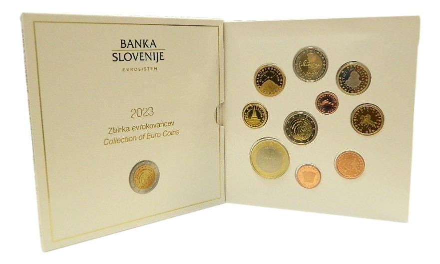 2023 - ESLOVENIA - CARTERA EUROS PROOF - 10 MONEDAS