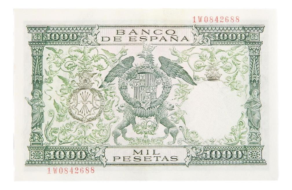1957 - ESPAÑA - BILLETE - 1000 PESETAS - REYES CATOLICOS - MBC+