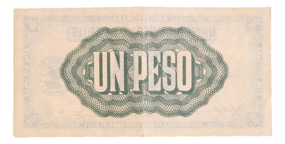 1933 - CHILE - BILLETE - 1 PESO - SANTIAGO - MBC+
